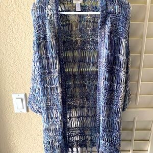 Chico’s ribbon style cardigan